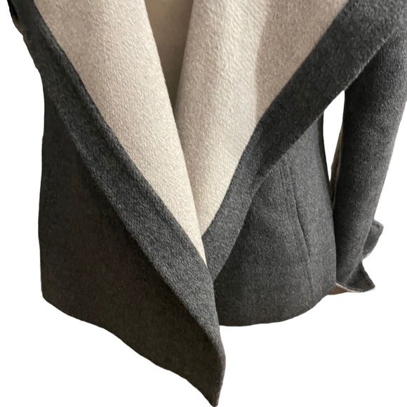 St. John Angora and Wool Blend Open Front Sweater Jacket - Picture 3 of 15